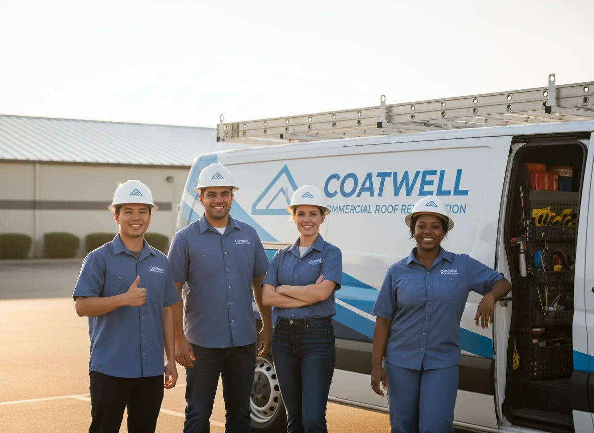 Commercial roof coating company in Sutherland, IA